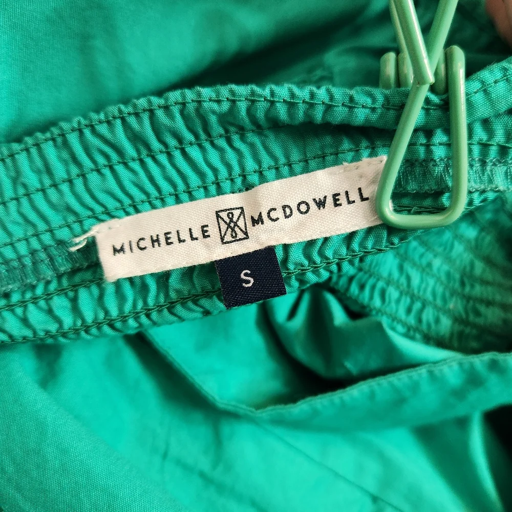 Michelle McDowell Green Arden Midi Dress Women's Size Small - Picture 5 of 8